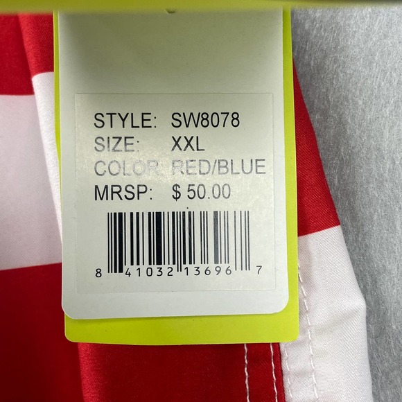 Exist Swim Men's XXL Swim Trunks American Flag Print 3 Pocket Drawstring NEW - Picture 8 of 11